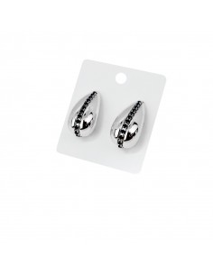 Aro Drops Strass Black
