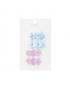 Mini Hebillas Set x4 Stars