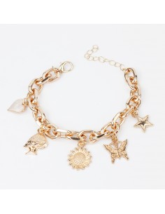 Pulsera Wood Charms