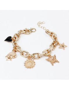Pulsera Wood Charms