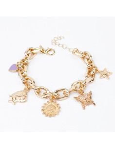 Pulsera Wood Charms