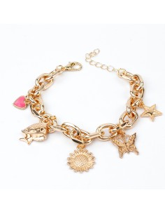 Pulsera Wood Charms
