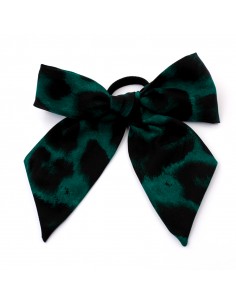 Moño Leopard Green