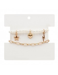 Pulsera Pearl Charm