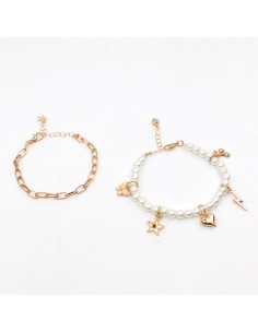 Pulsera Pearl Charm