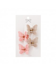 Broche Set x4 Butterfly Winter