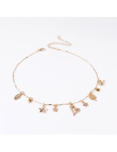 Collar Corto Multi Charms Magic Collar Corto Multi Charms Magic