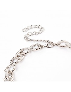 Choker Silver Chunky Choker Silver Chunky
