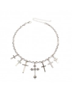 Collar Corto Cross Charms Collar Corto Cross Charms