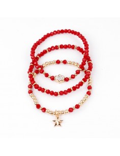 Set De Pulseras Elásticas Hamsa Set De Pulseras Elásticas Hamsa