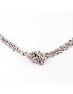 Collar Corto Silver Knot Collar Corto Silver Knot