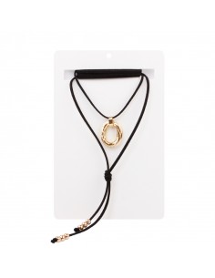 Collar Corbatero Gold Suede