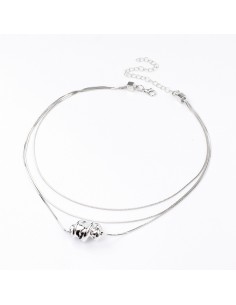 Collar Corto Silver Spiral Collar Corto Silver Spiral