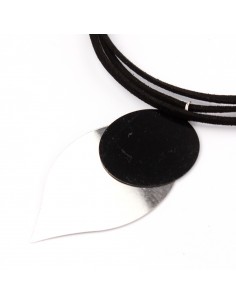 Collar Corbatero Silver and Black Collar Corbatero Silver and Black