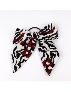 Moño Zebra Red