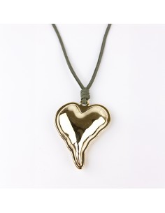 Collar Corbatero Heart Gold