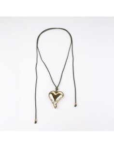 Collar Corbatero Heart Gold