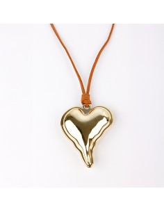 Collar Corbatero Heart Gold