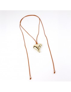 Collar Corbatero Heart Gold