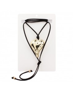 Collar Corbatero Heart Gold
