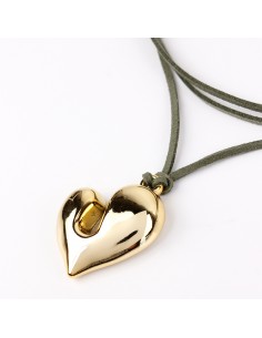 Collar Corbatero Pop Love Gold