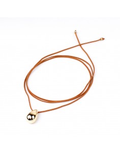 Collar Corbatero Front Drop Gold