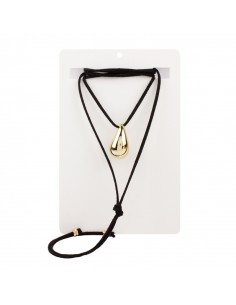 Collar Corbatero Front Drop Gold