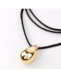Collar Corbatero Front Drop Gold