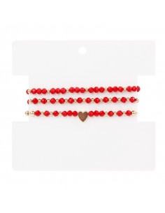 Set de Pulseras Elásticas Heart Set de Pulseras Elásticas Heart