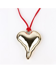 Collar Corbatero Heart Gold