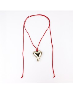 Collar Corbatero Heart Gold