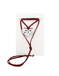 Collar Corbatero Double Heart