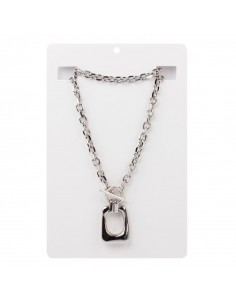 Collar Corto Chunky Silver Collar Corto Chunky Silver