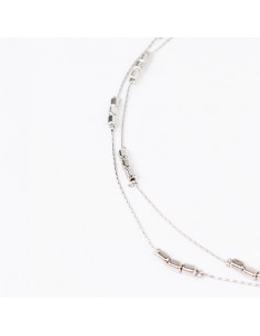 Collar Corto Silver Cubes Collar Corto Silver Cubes