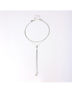 Collar Corbatero Silver Orbs