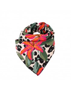 Pañuelo Floral Print Pink