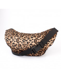 Riñonera Leopard Glam Camel