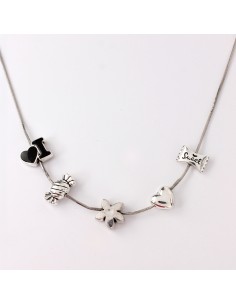 Collar Corto Silver Charms Collar Corto Silver Charms