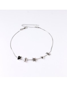 Collar Corto Silver Charms Collar Corto Silver Charms