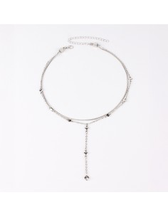 Collar Corbatero Silver Love Collar Corbatero Silver Love