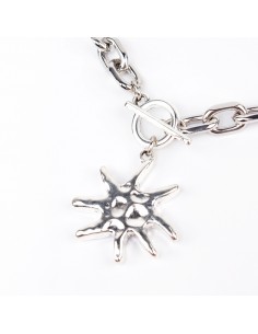 Collar Corto Silver Sun