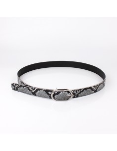 Cinturón Snake Grey