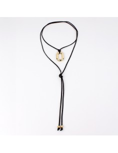 Collar Golden Suede