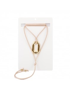Collar Golden Suede