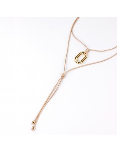 Collar Golden Suede