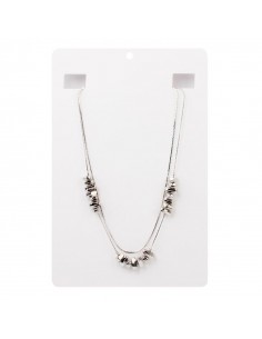 Collar Corto Silver Scale
