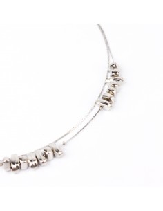 Collar Corto Silver Scale