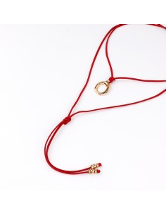 Collar Chain Suede