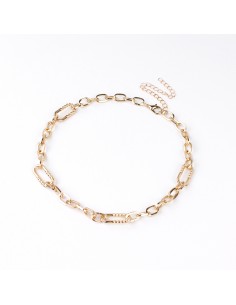 Collar Corto Golden Intertwined