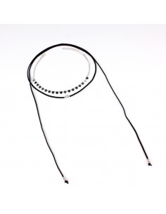 Choker Suede and Chain Choker Suede and Chain